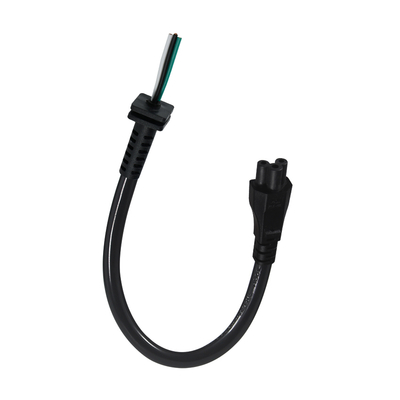 C5 naar SR Stroomkabel - Klaverblad naar Rechte Stekker Adapter voor Laptops & Medische Apparatuur