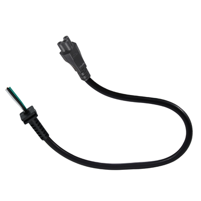 C5 naar SR Stroomkabel - Klaverblad naar Rechte Stekker Adapter voor Laptops & Medische Apparatuur