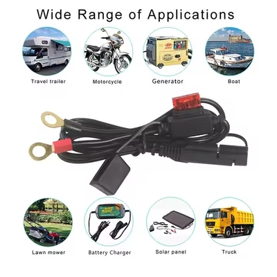 SAE naar O-ring terminalbatterijkabel met inline fusie 12V