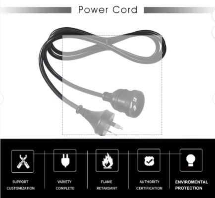 Australische 3-pins verlengsnoer 10A/15A SAA-goedgekeurde PVC-kabel