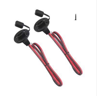 SAE Socket Zijwand Poort Paneelmontage Connector met Stofkap