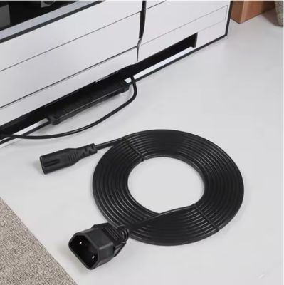 Rechte hoek C7 tot en met C18 stroomkoord van vrouw tot vrouw 10A 250V