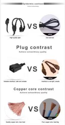 C20 tot Dual C19 Power Splitter Cable, 250V 16A, Heavy Duty IEC Extension Cord voor PDU, Server, Data Center gebruik