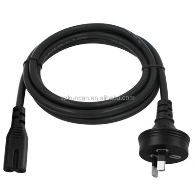 AU 2-pins naar IEC C7 netsnoer H03VV-F 0.75mm2 koper