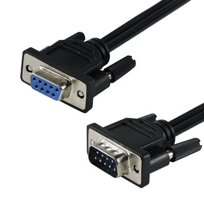 DB9 Male to Female Extension Cable 9 Pin RS232 Serial Straight Through Cord voor gegevenscommunicatie PLC CNC-machine