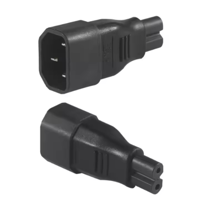 IEC C14 naar C7 voedingsadapter voor laptop, dvd, PS2