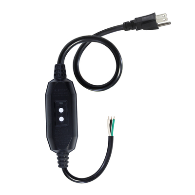 15A GFCI netsnoer NEMA 5-15P naar vrij uiteinde 14AWG