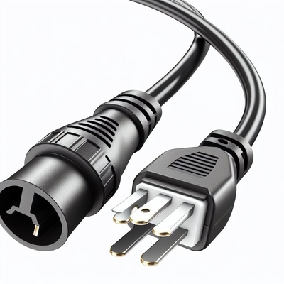 NEMA 5-15P naar C5 netsnoer 18AWG SJT PVC Zwart