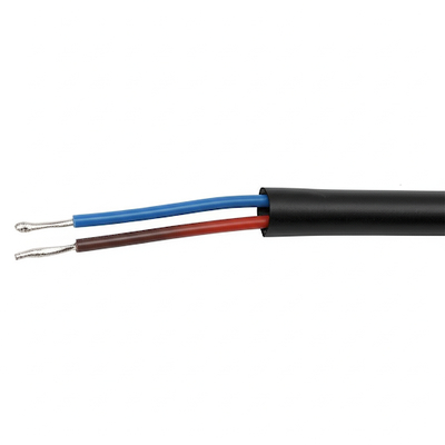 NEMA 1-15P 2-prongs stroomkabel met geblokkeerde uiteinden 18AWG
