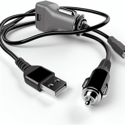 5V naar 12V USB Auto Adapterkabel met Sigarettenaansteker Socket