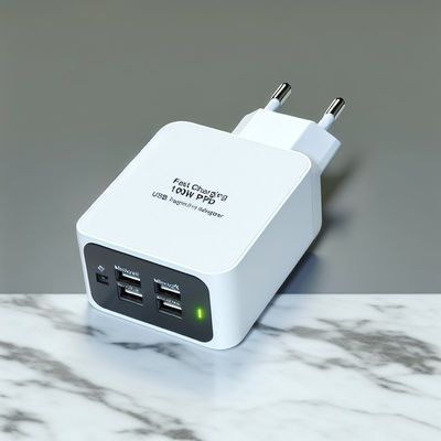 100W GaN USB-C PD Snellaadoplader met Amerikaanse stekker