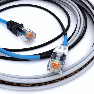 CAT6 Flat FTP Shielded Ethernet Cable met Snagless Boot