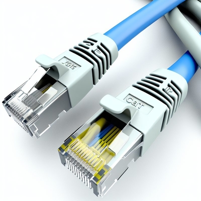 CAT6 Flat FTP Shielded Ethernet Cable met Snagless Boot