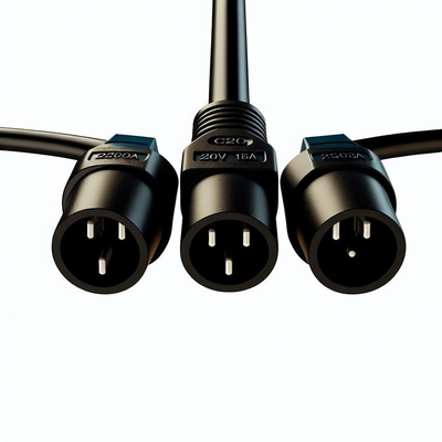 C20 tot en met Dual C13 Power Splitter Cable 250V 15A voor datacenters