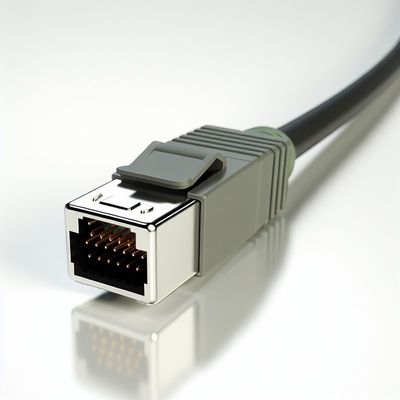50-pins mannelijke RJ21 haakse Telco connector kabel, afgeschermd