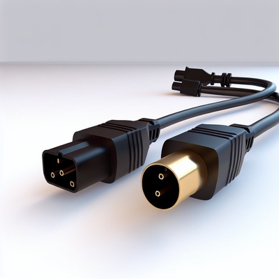 IEC C5 tot en met C14 stroomkabel 10A 1,8 m Kabel van kaal koper
