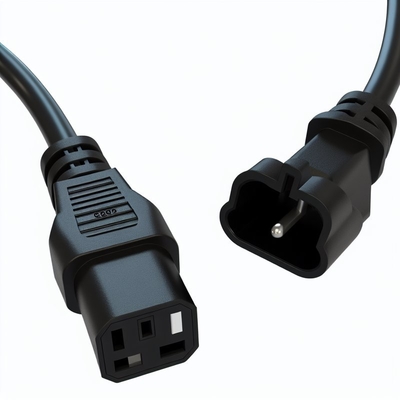 Rechthoek C13 tot en met C13 stroomverlengkabel voor PDU Server Monitor
