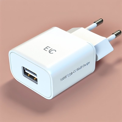 100W EU USB-C Wandlader voor Laptops en Mobiele Apparaten