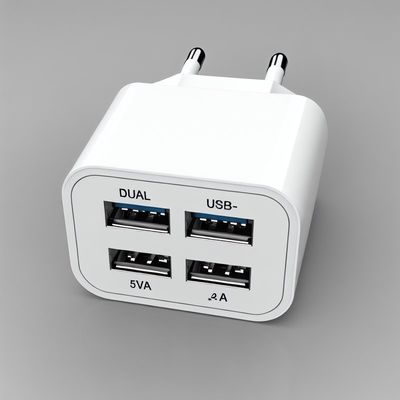 SA Plug Dual USB-A Wandlader 5V 2.4A voor Mobiele Apparaten