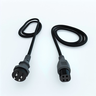 IEC C19 naar C20 netsnoer 1,5m PVC-mantel 220V EU-stekker