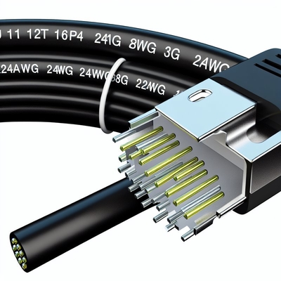 RJ11 6P4C Spiraaltelefoonkabel 12FT van man tot man 24AWG