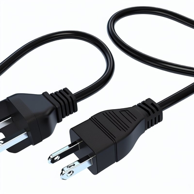 NEMA 5-15P naar 5-15R stroomkabel 1FT 2FT voor pc-voeding