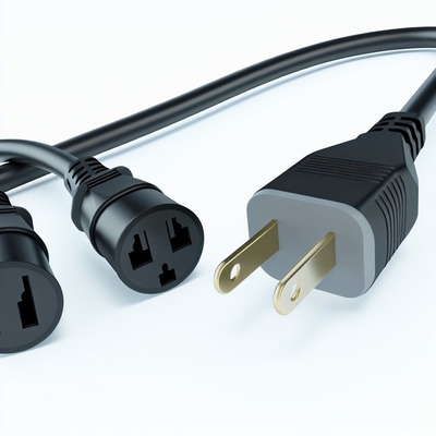 3M AU Plug to Dual IEC Vrouwelijke Y Splitter Power Cord