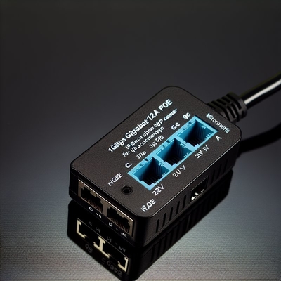 12V Gigabit PoE Splitter Adapter voor IP-camera's IEEE 802.3af/at