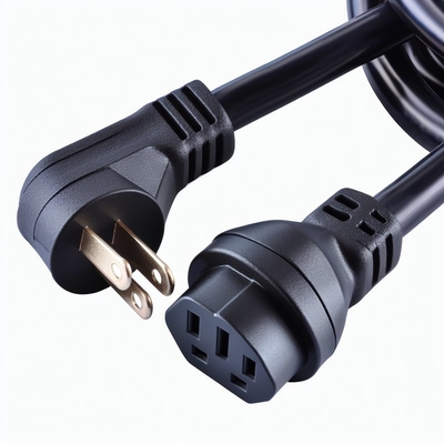 NEMA 5-15P naar IEC C5 Netsnoer 14AWG 250V 16A Zwart