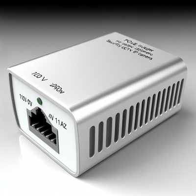 24V 0,5A 12V 1A POE-injectoradapter voor CCTV-IP-camera