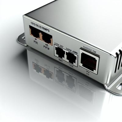 12V 24V 48V passieve POE-injector voor IP-camera's 10/100/1000Mbps