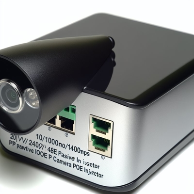 12V 24V 48V passieve POE-injector voor IP-camera's 10/100/1000Mbps