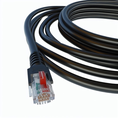 7,6 meter Zwarte RJ11 Telefoonkabel 4P4C 4P2C Verlengsnoer