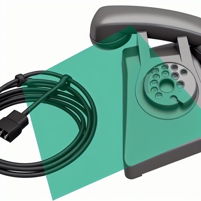 Op maat gemaakte RJ9 RJ11 RJ12 telefoonkabel 4P4C 28AWG PVC