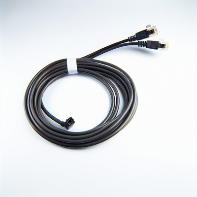 CAT 3 Telefoonkabel RJ9 RJ11 RJ22 4-geleider PVC platte spoel