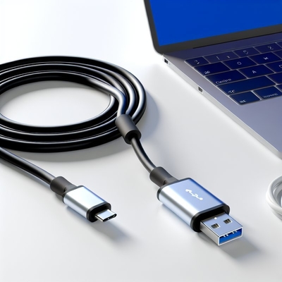 28AWG 1P 24AWG 2C Intrekbare USB Type C Snel Opladen Kabel