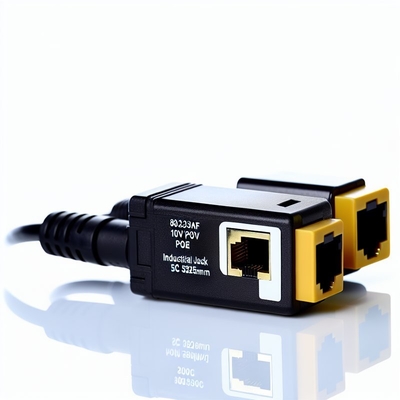802.3af 12V POE Splitter met DC Jack USB-C 100Mbps
