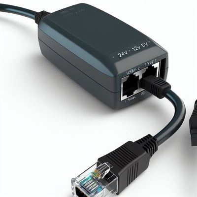 48V naar 24V 12V 5V POE Splitter met RJ45 Connector 1Gbps