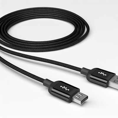 6ft Nylon Gevlochten Micro USB Kabel Snel Opladen Gegevensoverdracht