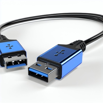 USB 3.0-verlengkabel 5 Gbps van vrouw naar man voor het opladen van printers