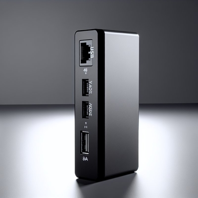 48V tot 12V POE Splitter IEEE802.3af met RJ45 en DC kabel
