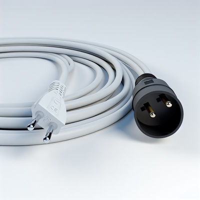 EU 3-pins Schuko stekker naar C13 netsnoer 0,75mm² HO5VV-F