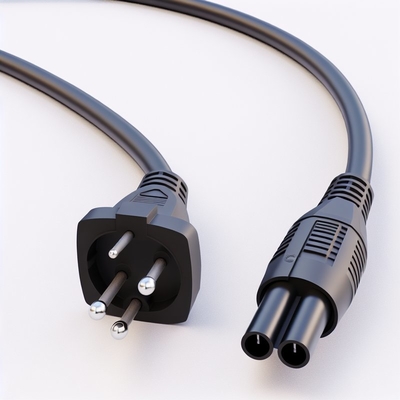 EU 3-pins Schuko stekker naar C13 netsnoer 0,75mm² HO5VV-F