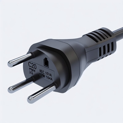 C20 naar IEC C19 Netsnoer 250V 10A H05VV-F 3G
