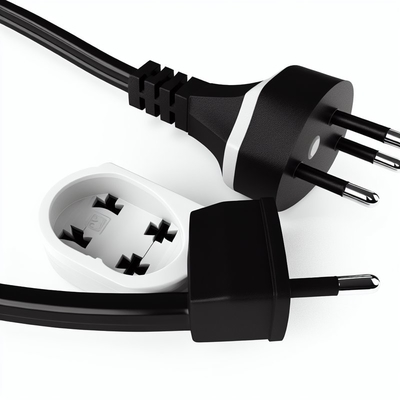 VDE-goedgekeurde EU 2-pins naar IEC C7 C8 laptop netsnoer 1,5m