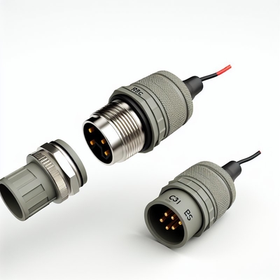 M12 IP67 Waterdichte Connector 3-pins Mannelijk naar Vrouwelijk LED Verlichtingskabel