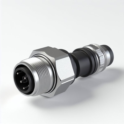 M12 IP67 Waterdichte Connector 3-pins Mannelijk naar Vrouwelijk LED Verlichtingskabel