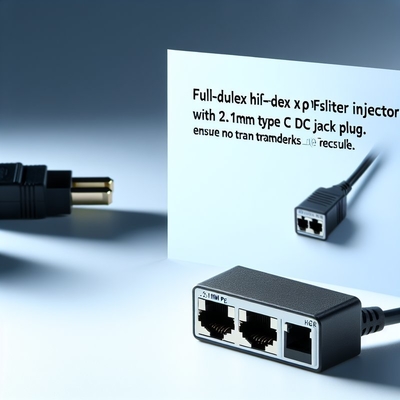 48V tot 24V 12V 5V POE splitter met 2,1 mm 5,5 mm type C DC jack