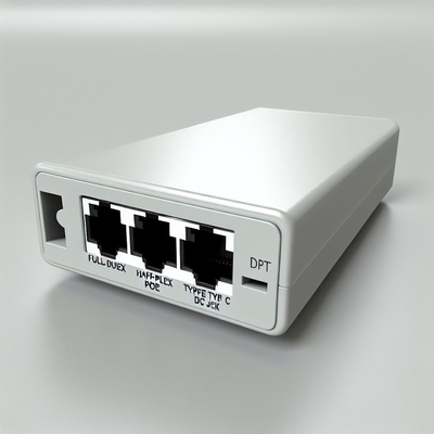 48V tot 24V 12V 5V POE splitter met 2,1 mm 5,5 mm type C DC jack