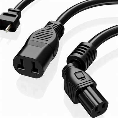 C20 naar C13 AC-netsnoer 10A 250V Zwart 1m